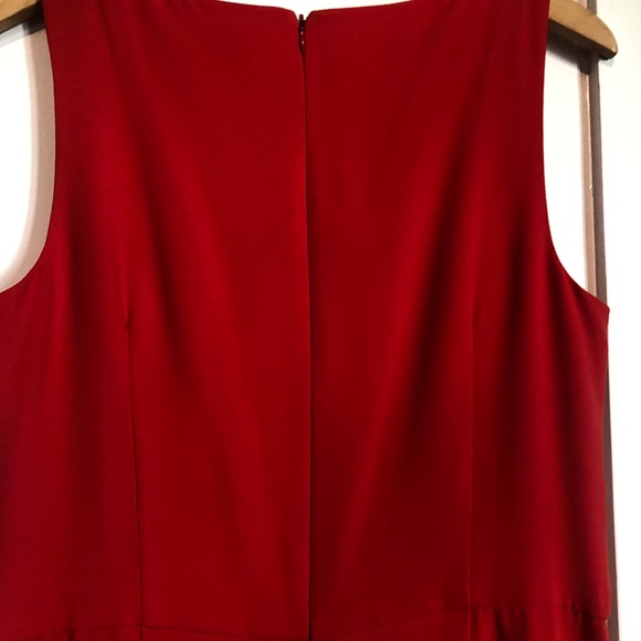 Trina Turk Bright Orange/Red Jumpsuit Size 8 - Picture 4 of 5